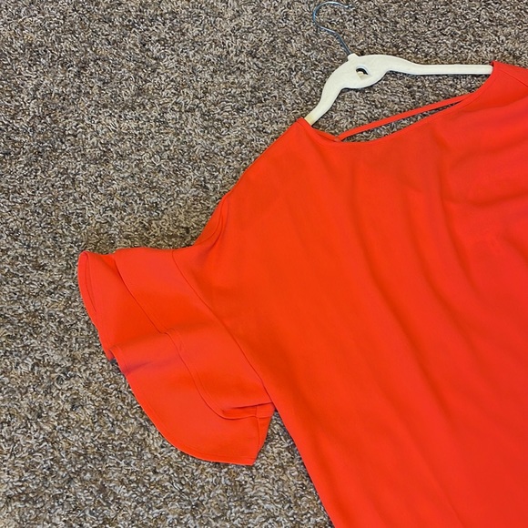 Bright coral, women’s dress, Maurices size medium - Picture 2 of 4